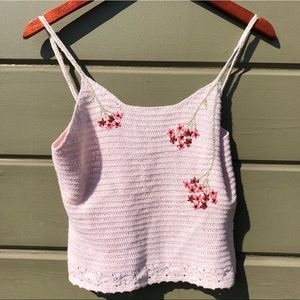 Vintage 90s Crochet Tank Top